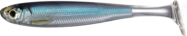 Picture of Livetarget Ict Slow-Roll Shiner - Paddletail, 5", Silver/Blue