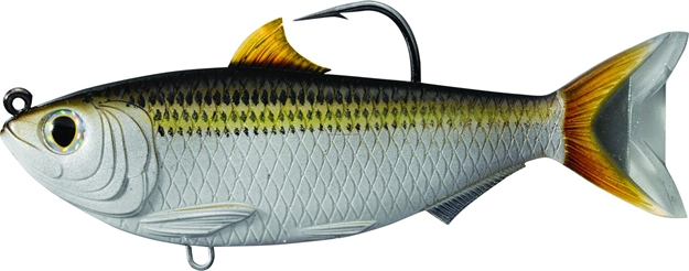 Picture of Livetarget Sardine Swimbait, 4 1/2", 7/0 Hook, 1 Oz, Silver/Bronze, Medium Slow Sinking