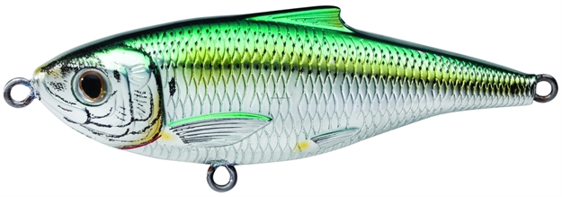 Picture of Livetarget Scaled Sardine Twitchbait, 0-1', 3", 7/16 Oz, Silver & Green, Suspending