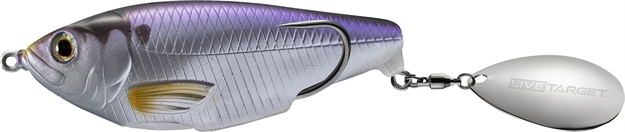 Picture of Livetarget Shad Hollow Body Commotion 2 1/2", 1/2Oz, Metallic Violet Shad