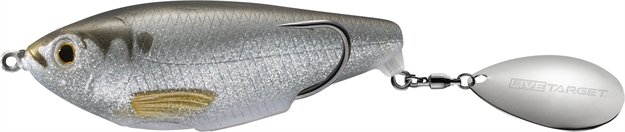 Picture of Livetarget Shad Hollow Body Commotion 2 1/2", 1/2Oz, Silver Flake
