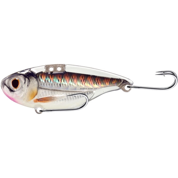 Picture of Livetarget Sonic Shad Blade Bait,Glow/Black,2",3/8 Oz,Sinking
