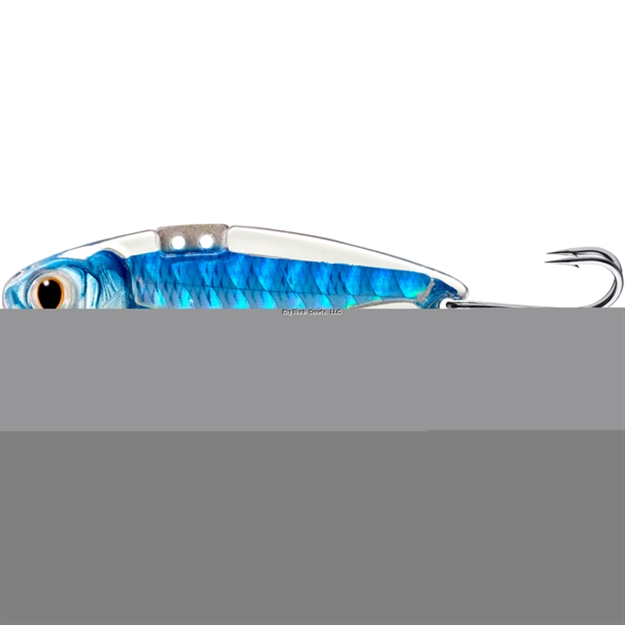 Picture of Livetarget Sonic Shad Blade Bait,Glow/Blue,2 1/4", 1/2Oz,Sinking