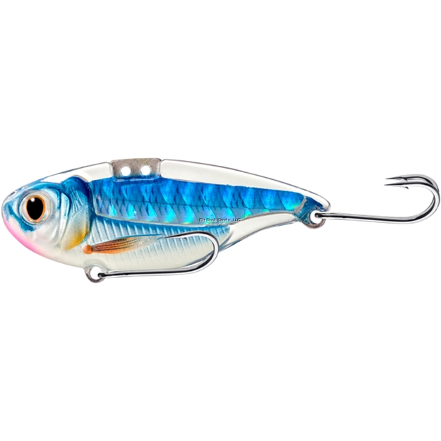 Picture of Livetarget Sonic Shad Blade Bait,Glow/Blue,2",3/8 Oz,Sinking