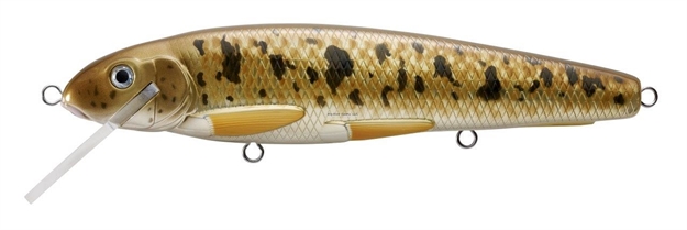 Picture of Livetarget Sucker Shallow Dive Stickbait, 3'-5', 6 1/4", 2/0 Hooks, 2 1/2 Oz, White Natural/Metallic, Floating