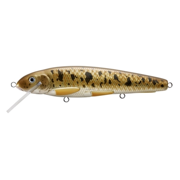 Picture of Livetarget Sucker Shallow Dive Stickbait, 3'-5', 8 1/4", 3/0 Hooks, 3 Oz, White Natural/Metallic, Floating