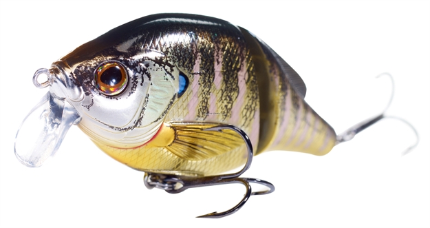 Picture of Livetarget Sunfish Bluegill Wakebait, 0-1', 3 3/4", #2 Hooks, 1 Oz, Metallic/Gloss, Floating