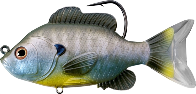 Picture of Livetarget Sunfish Swimbait, 5", 10/0 Hook, 1 1/3 Oz, Natural Bluegill, Medium Slow Sinking