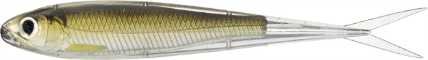 Picture of Livetarget Twitch Minnow Soft Jerk Bait, 3 3/4", 3/16 Oz, Silver/ Brown, 4 Per Pkg