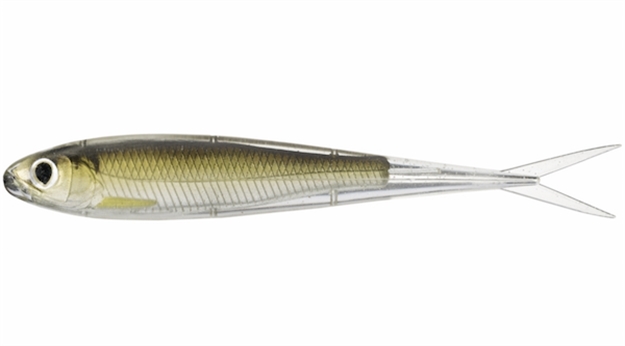 Picture of Livetarget Twitch Minnow Soft Jerk Bait, 4-1/2", 1/4 Oz,Silver/ Brown, 4 Per Pkg SSR115S934 697713211269