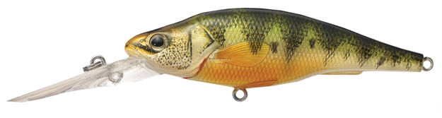 Picture of Livetarget Yellow Perch Deep Dive Crankbait, 7'-10, 3 5/8", #4 Hooks, 11/16 OZ , Florescent/Matte, Floating