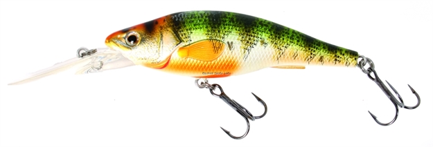 Picture of Livetarget Yellow Perch Deep Dive Crankbait, 7'-10, 3 5/8", #4 Hooks, 11/16 Oz, Natural/Matte, Floating