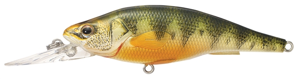 Picture of Livetarget Yellow Perch Medium Dive Crankbait, 3'-5, 2 7/8", #6 Hooks, 3/8 Oz, Natural/Matte, Floating