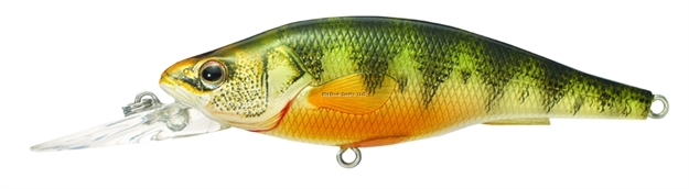 Picture of Livetarget Yellow Perch Medium Dive Crankbait, 3'-5, 3 5/8", #4 Hooks, 9/16 Oz, Natural/Matte, Floating