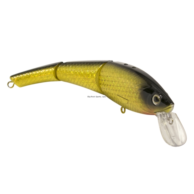 Picture of Livingston Lures Hunter8 Gold Matallic Scale Black  8 IN 2.99 Oz. , Medium Diver Ebs Sound 2 X 4/0 BZ Vmc