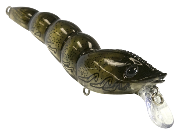 Picture of Livingston Lures Poboy 90 Shrimp, Coastal Brown Shrimp, 3.54", 0.5 Oz, 0-2', #4+4F Hooks