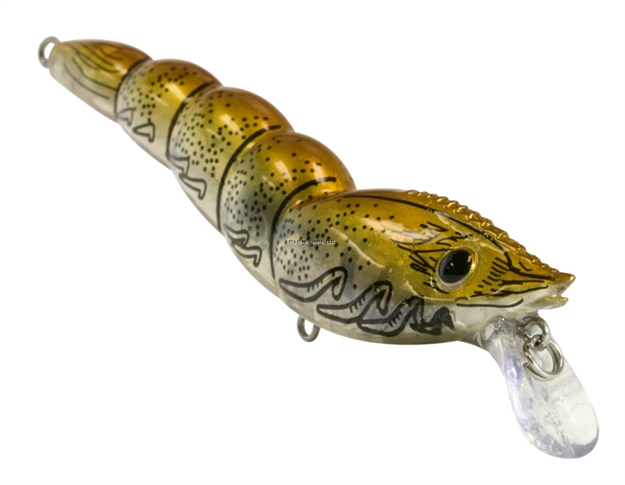 Picture of Livingston Lures Poboy 90 Shrimp, New Penny, 3.54", 0.5 Oz, 0-2', #4+4F Hooks