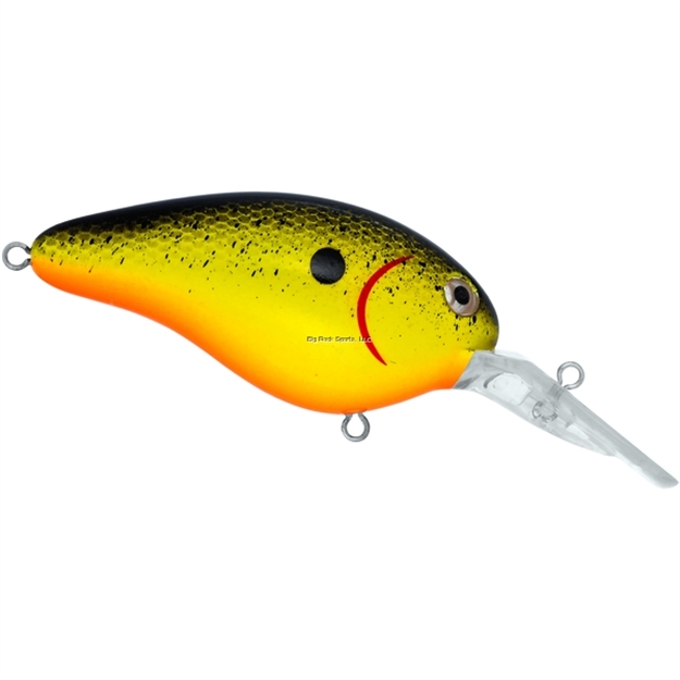 Picture of Livingston Lures Pro Series Dive Master 14 Crankbait, Chartreuse Splatter Shad, 3", 0.9375 Oz, 14Ft, #2 Hooks