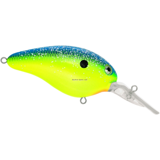 Picture of Livingston Lures Pro Series Dive Master 14 Crankbait, Chartreuse Sunrise Shad, 3", 0.9375 Oz, 14Ft, #2 Hooks