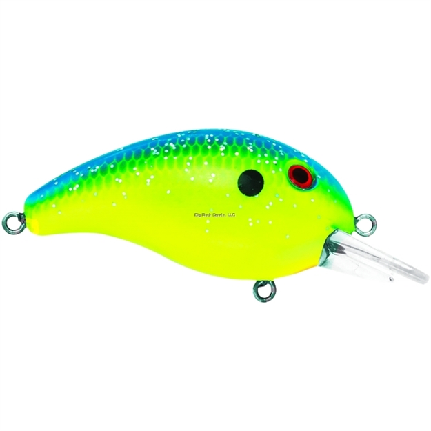 Picture of Livingston Lures DM Jr. Chartreuse Sunrise Shad 2.3 In. 0.57 Oz. , Shallow Diver   Ebs? Sound Technology, #6