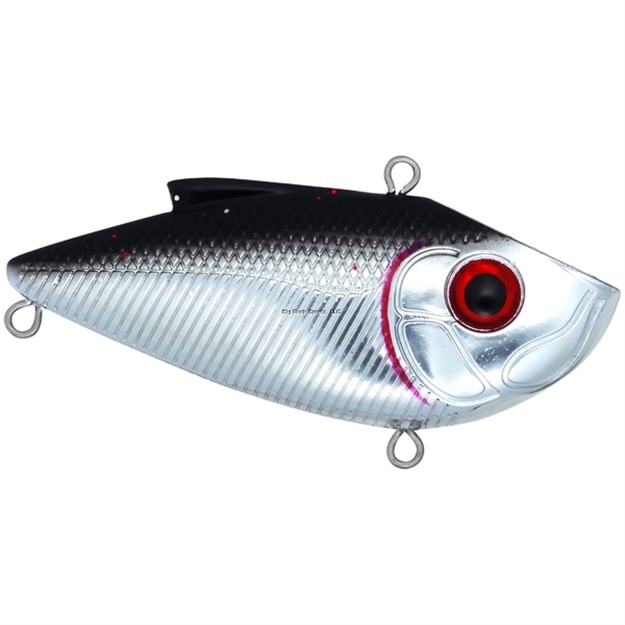 Picture of Livingston Lures Pro Series Pro Ripper Lipless Crankbait, Black Back Chrome Shad, 2.5", 0.5 Oz, Sinker #6 Hooks