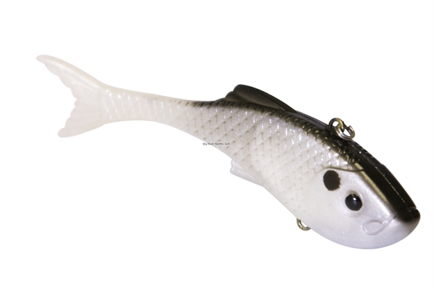 Picture of Livingston Lures Slingshot, Black Pearl Shiner, 5.4 In, 1.1 Oz, Soft Plastic Swimbait, Ebs? Sound Technology, #4