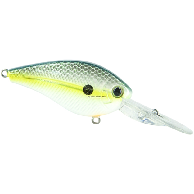 Picture of Livingston Lures Team Livingston Flatmaster Crankbait, Chartreuse Shad, 2.3", 0.4 Oz, 6'-10', #6 Hooks,Ebs Multitouch