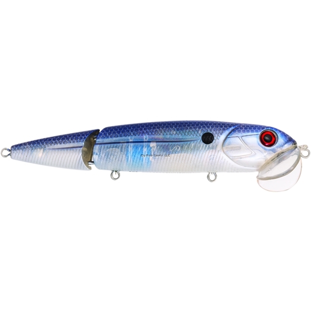Picture of Livingston Lures Team Livingston Walking Boss II Top Water, Blue Pearl Shad, 4.625", 0.9375 Oz, Floating, #2 Hooks,Ebs Multitouch