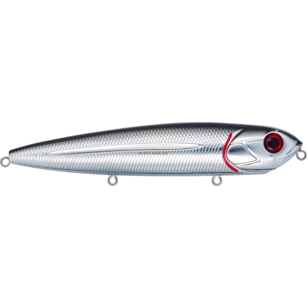 Picture of Livingston Lures Team Livingston Walking Boss Top Water, Black Back Chrome Shad, 4.625", 0.6875 Oz, Floating, #2 Hooks,Ebs Multitouch