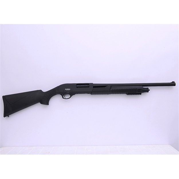 Picture of Lkci Omega Pump Shotgun 12Ga 20" Bbl 3" 4+1Sh Black