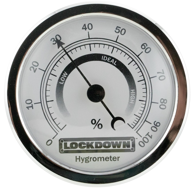Picture of  Lockdown 222111 Vault Hygrometer 2.75" Silver 661120221111