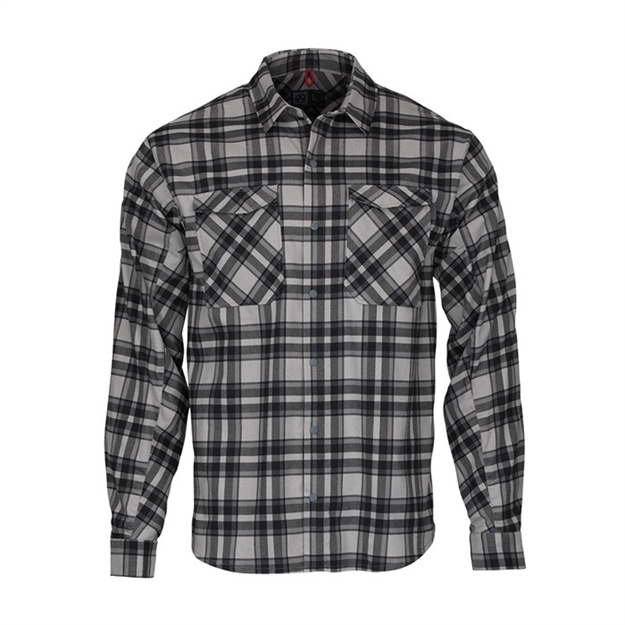 Picture of Log Flan Woven Shirt New Charcoal MD