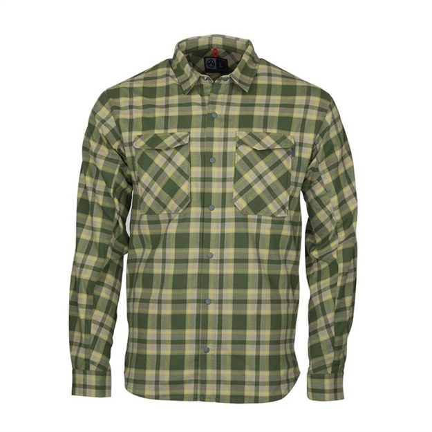 Picture of Log Flan Woven Shirt Rifle Green MD