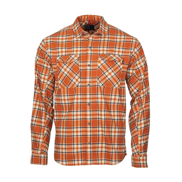 Picture of Log Flan Woven Shirt Rust XL