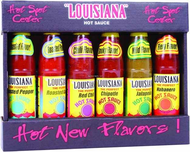Picture of Louisiana Hot Sauce Variety 6Pk, Contains 1 OF Each 3 OZ Specialty Hot Sauce