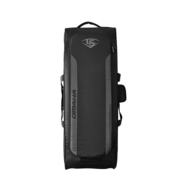 Picture of Louisville Slugger Omaha Rig Wheeled Baseball Bag Black