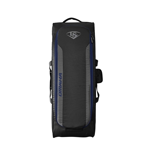 Picture of Louisville Slugger Omaha Rig Wheeled Baseball Bag Navy