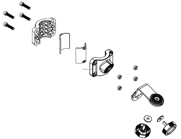 Picture of Lowrance Active Target Sonar Trolling Motor Shaft Mount Kit
