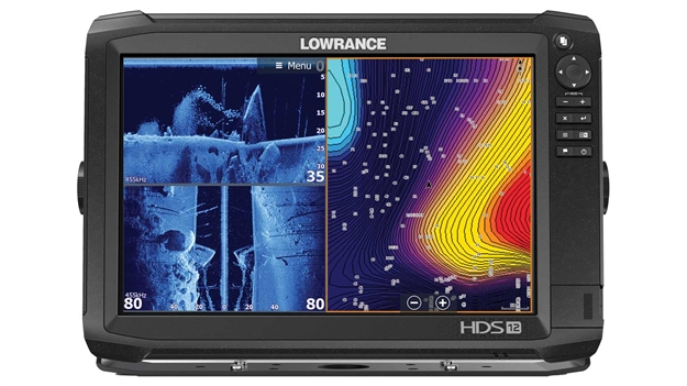 Picture of Lowrance Hds-12 Carbon Chirp Sonar/Gps Combo, 12" Solarmax HD Display, 1280 X 800 Res, Insight Totalscan
