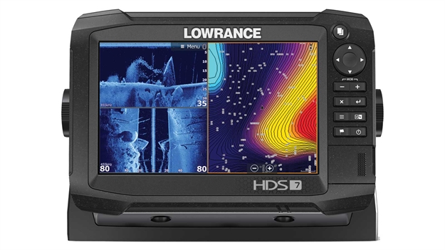 Picture of Lowrance Hds-7 Carbon Chirp Sonar/Gps Combo, 7" Solarmax HD Display, 1024 X 600 Res, Insight Totalscan