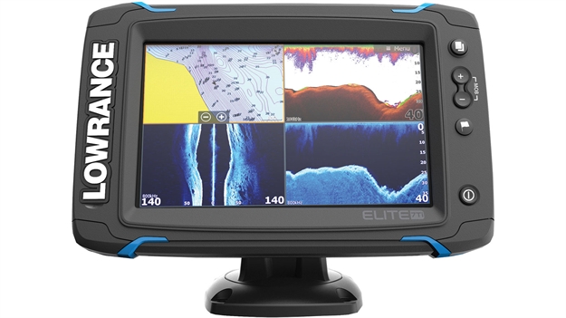 Picture of Lowrance Elite-7 TI Chirp Sonar/Gps Combo, 800 X 480 Res, 7" Touchscreen Display, Internal Gps, Mid/High/Totalscan