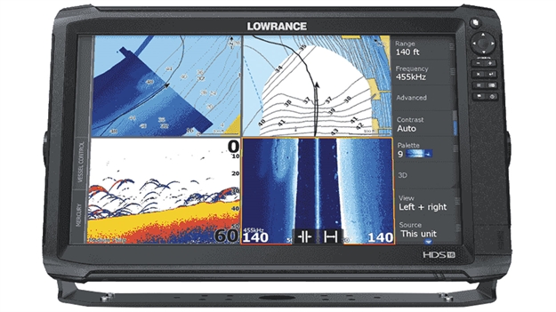 Picture of Lowrance Hds-16 Carbon Chirp Sonar/Gps Combo, 16" Solarmax HD Display, 1920 X 1080 Res, NO Transducer