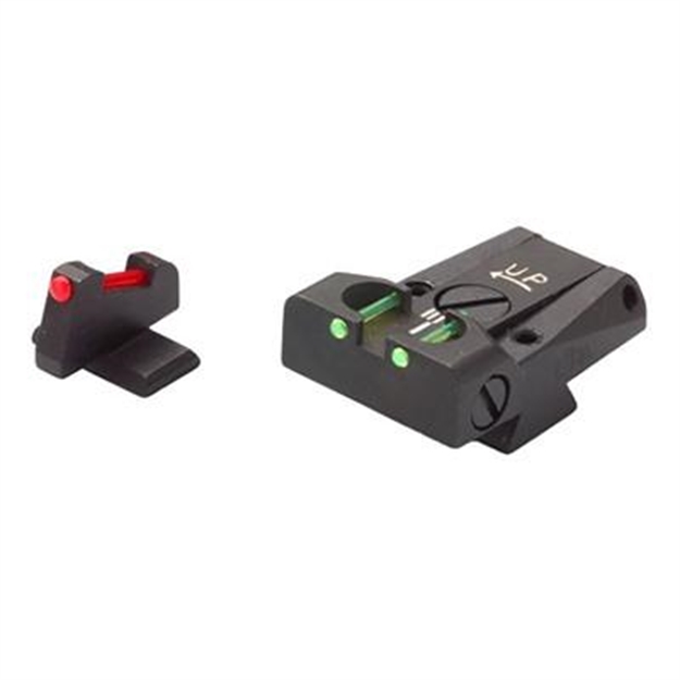 Picture of L.P.A. Sights Browning Hi-Power Fiber Optic Adjustable Sight Set