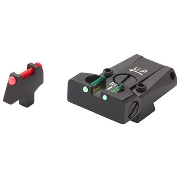 Picture of L.P.A. Sights Colt 80S Fiber Optic Adj Sight Set