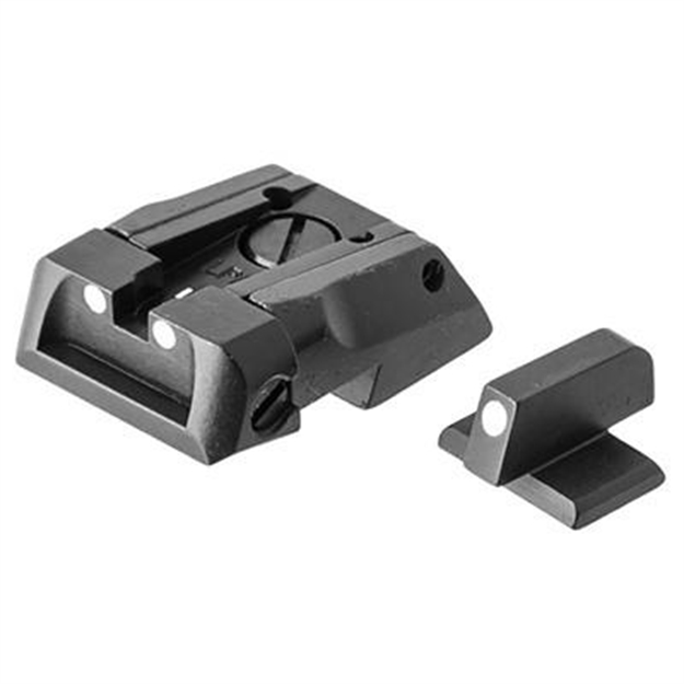 Picture of L.P.A. Sights White Dot Set, Adjustable, Novak Style