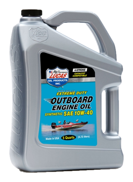 Picture of Lucas 10W40 Outboard Oil, Gallon