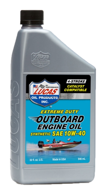 Picture of Lucas 10W40 Outboard Oil, Quart