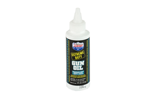 Picture of  Lucas Oil 10877 Extreme Duty Gun Oil Against Heat, Friction, Wear 4 OZ Squeeze Bottle