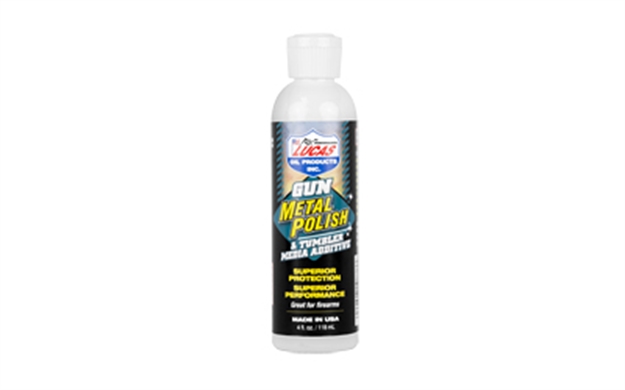 Picture of  Lucas Oil 10878 Gun Metal Polish  Against Rust And Corrosion 4 OZ Bottle 049807108786