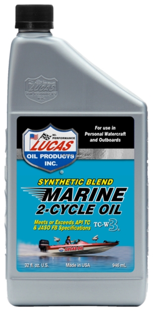 Picture of Lucas Synthetic Blend 2 Cycle Tc-W3 Oil, Quart